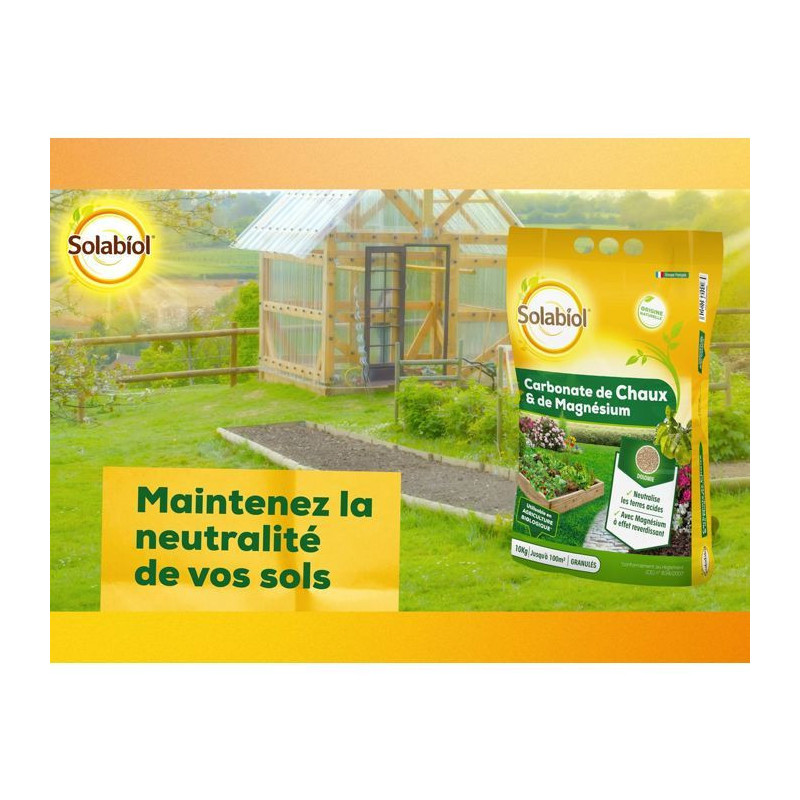 Solabiol Sochaux10 Lime and Magnesium Carbonate 10kg, efficient
