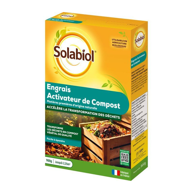 SOLABIOL SOACTI900 Activator of Compost - 900 G