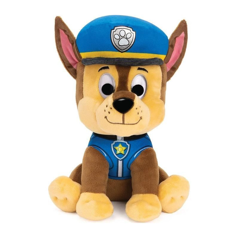 PAT PATROL - PLUSH 25 CM CHASE Paw Patrol Gund - 6058444 - soft and wa
