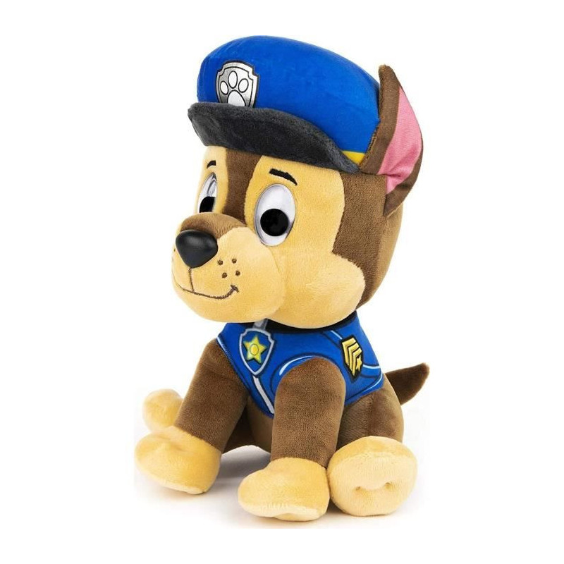 PAT PATROL - PLUSH 25 CM CHASE Paw Patrol Gund - 6058444 - soft and wa