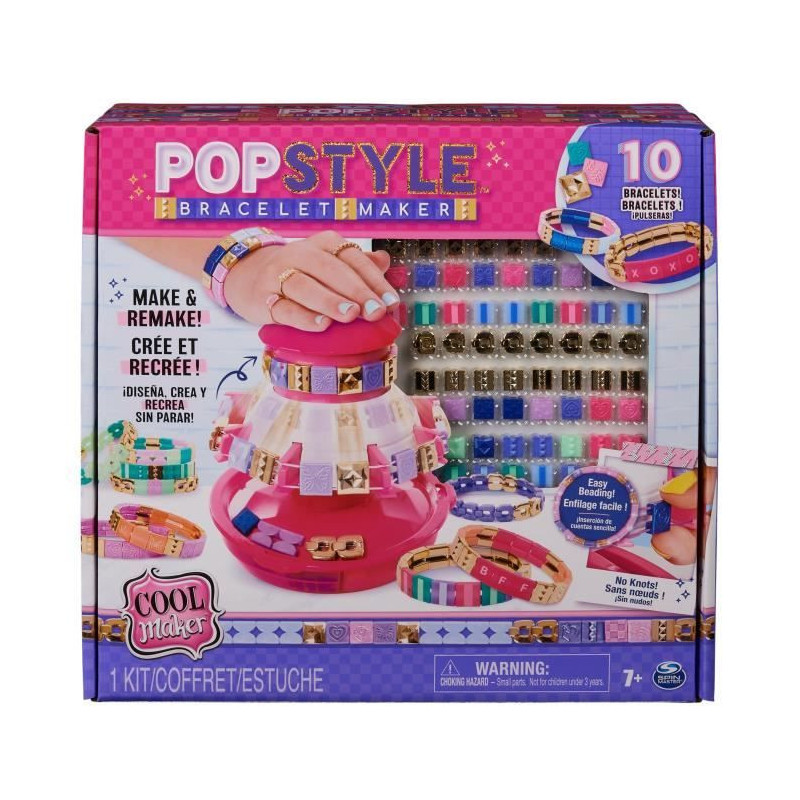 COOL MAKER - Pop Style Bracelet Maker - Up to 10 Bracelets