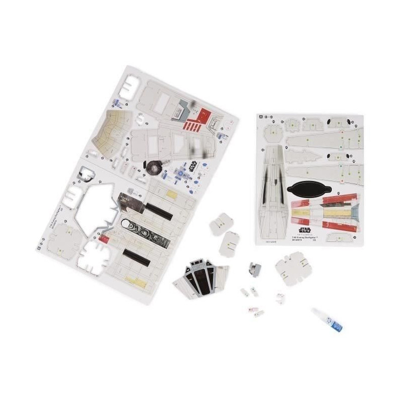 Star Wars - X-WING FIGHTER - 4D model to build - 28 cm