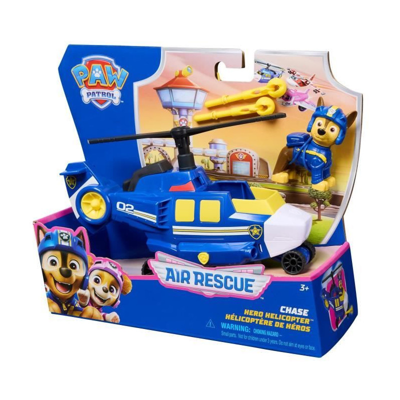 SPIN MASTERVEHICLE + CHASE AIR RESCUE FIGURE PAW Patrol