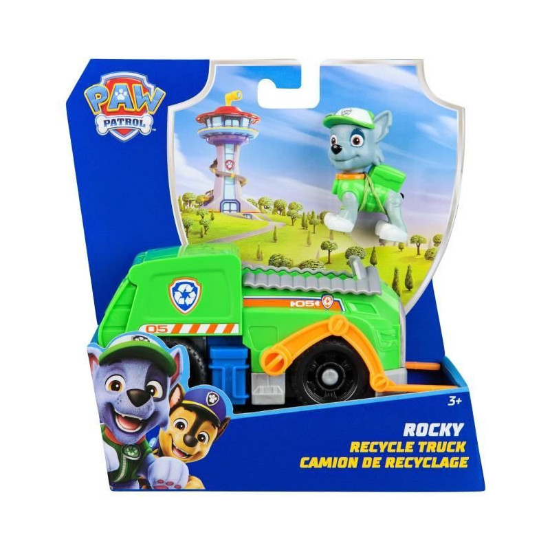 SPIN MASTER VEHICLE + ROCKY FIGURE PAW Patrol