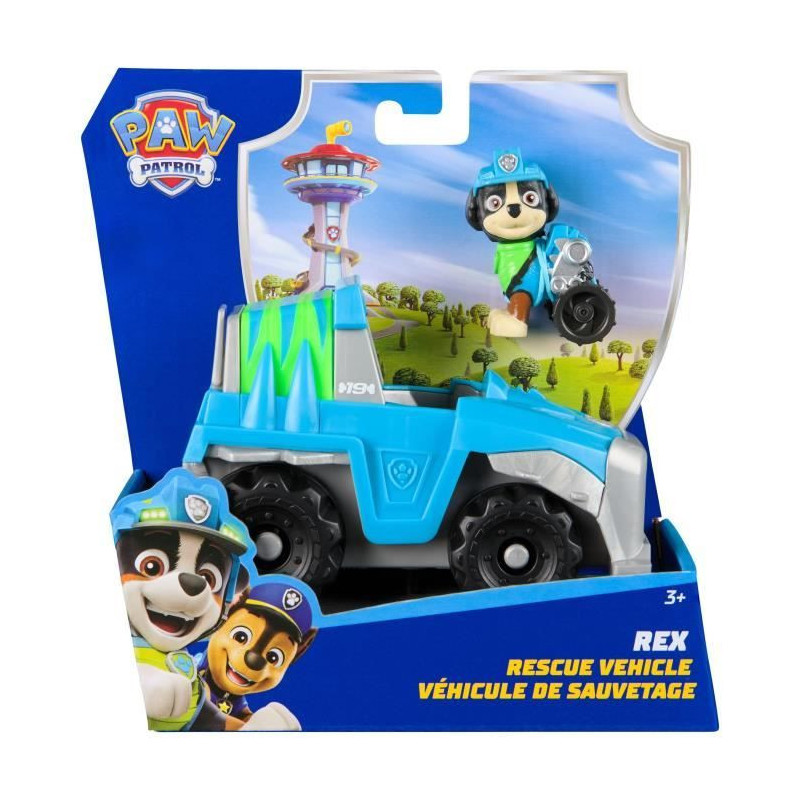 SPIN MASTERVEHICLE + REX FIGURE PAW Patrol