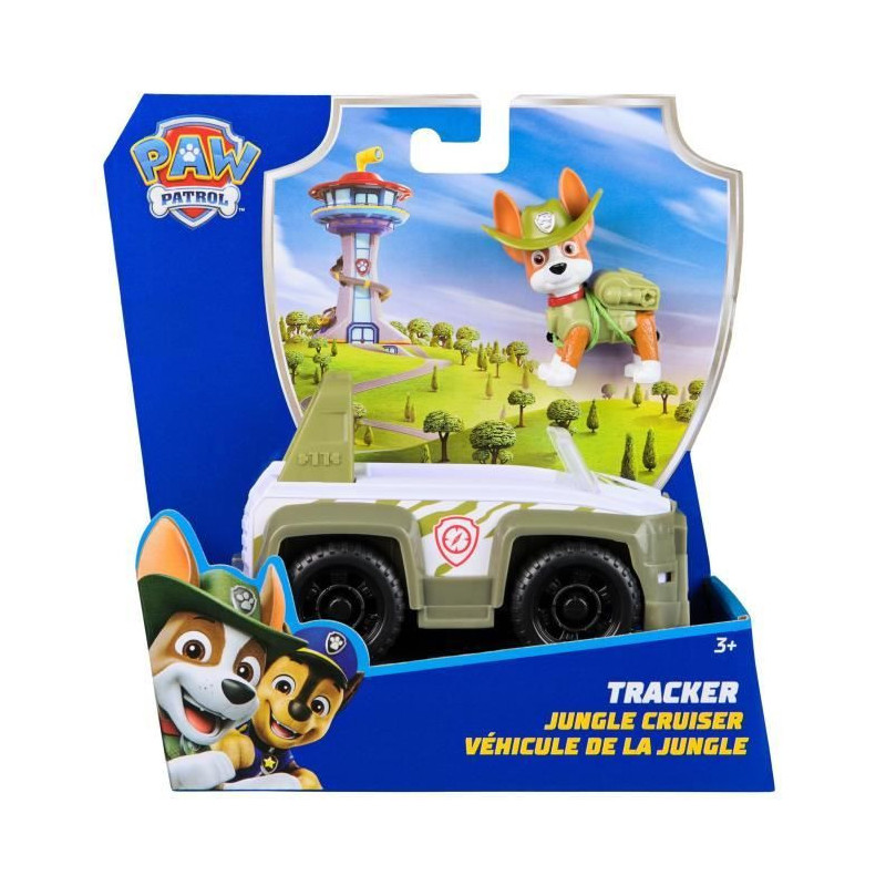 SPIN MASTERVEHICLE + TRACKER FIGURE PAW Patrol