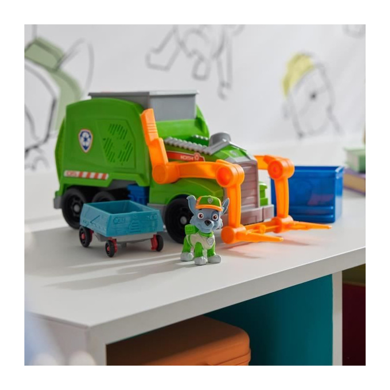 SPIN MASTER TRUCK CRUSH 'N' ROLL ROCKY PAW Patrol