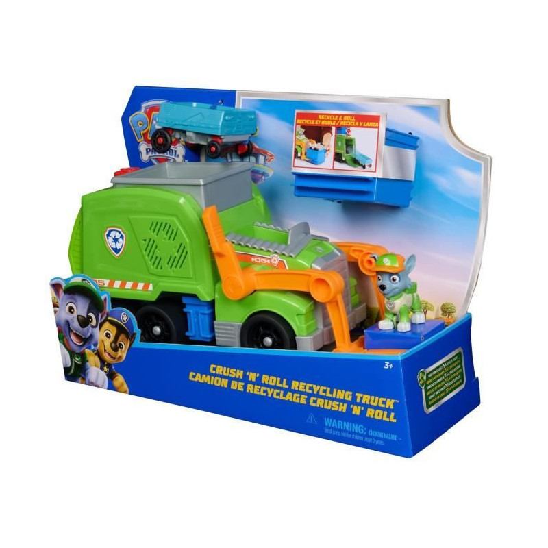 SPIN MASTER TRUCK CRUSH 'N' ROLL ROCKY PAW Patrol