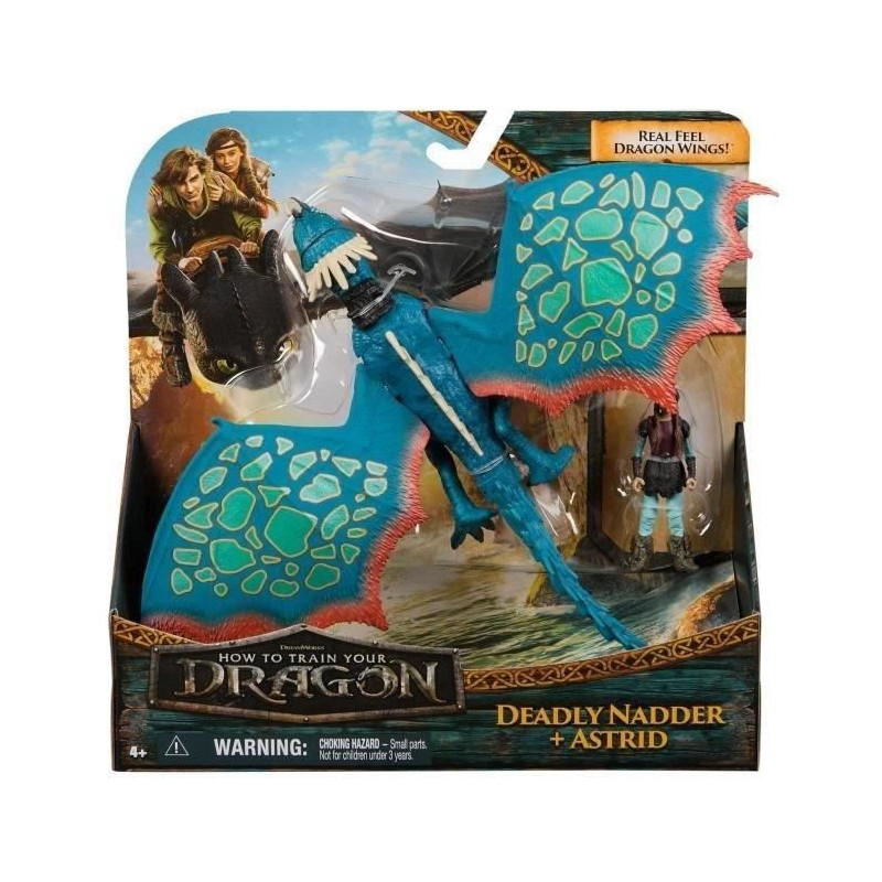 SPIN MASTER PACK DRAGON AND VIKING 25 CM STORM Dragons Movie