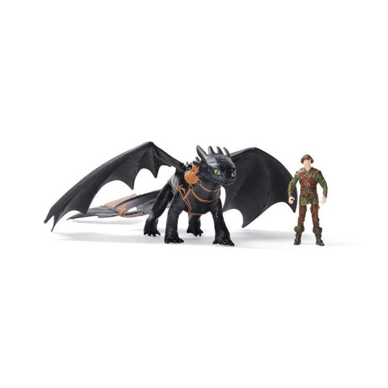 SPIN MASTER PACK DRAGON AND VIKING 25 CM KROKMOU Dragons Movie