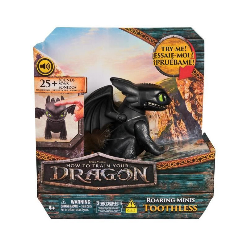 SPIN MASTER MINI INTERACTIVE DRAGON TOOTHLESS Dragons Movie