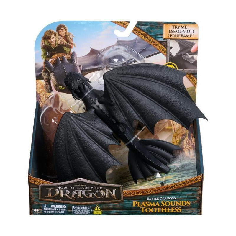 SPIN MASTER SOUND DRAGON FIGURINE 25 CM KROKMOU Dragons Movie