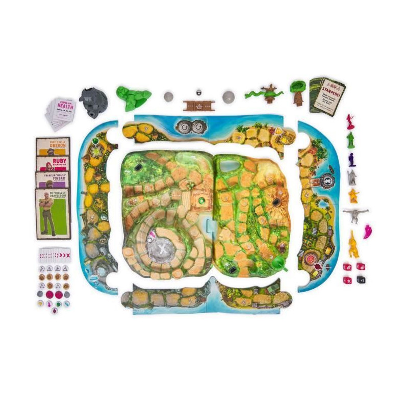 SPIN MASTER JUMANJI Danger Island GAME (3D board)