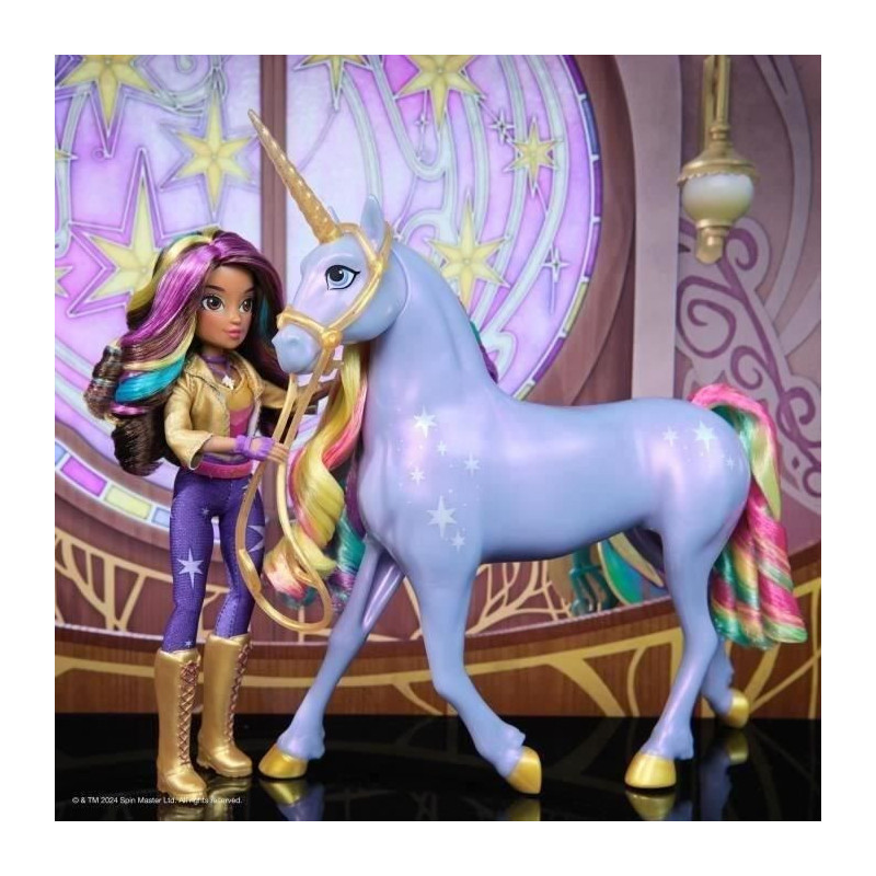 SPIN MASTER UNICORN WITH FUNCTIONS 28 CM WILDSTAR + 24 CM Unicorn Acad