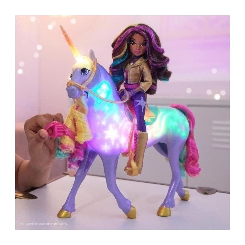 SPIN MASTER UNICORN WITH FUNCTIONS 28 CM WILDSTAR + 24 CM Unicorn Acad