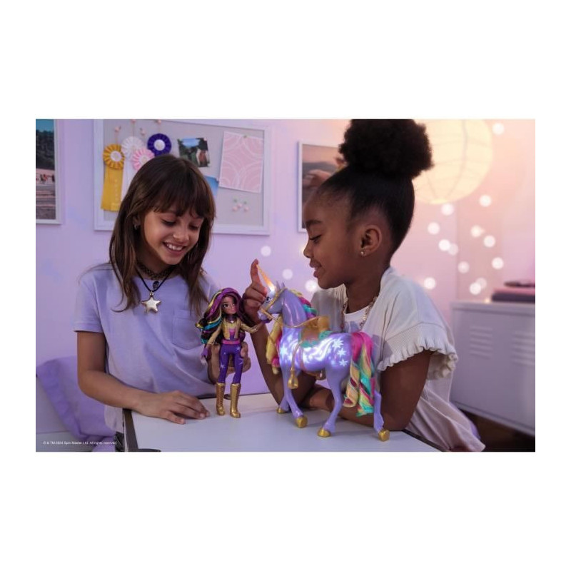 SPIN MASTER UNICORN WITH FUNCTIONS 28 CM WILDSTAR + 24 CM Unicorn Acad