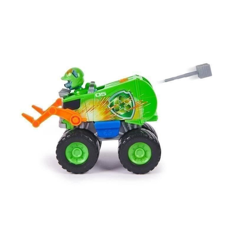 SPIN MASTER VEHICLE + RESCUE WHEELS ROCKY FIGURE Paw Patrol