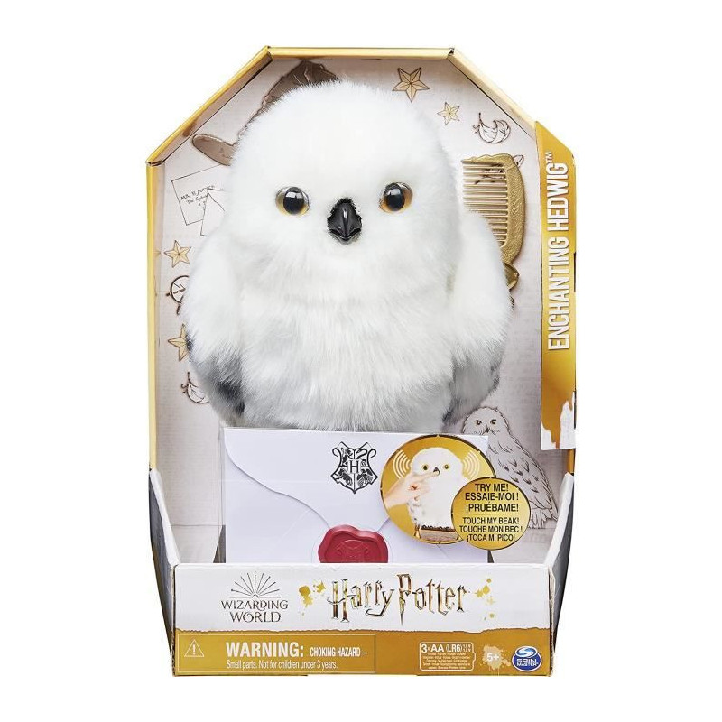 ENCHANTED HEDWIGE Harry Potter Interactive Plush