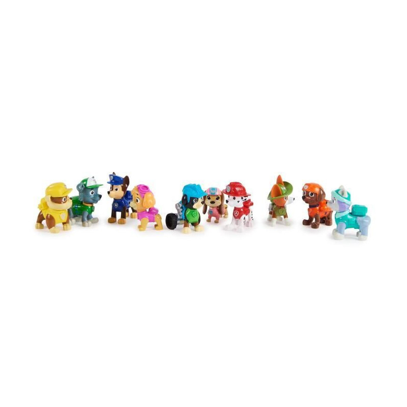 La Pat 'Patrouille - Multipack 10 figurines - 10th birthday La Pat' Pa