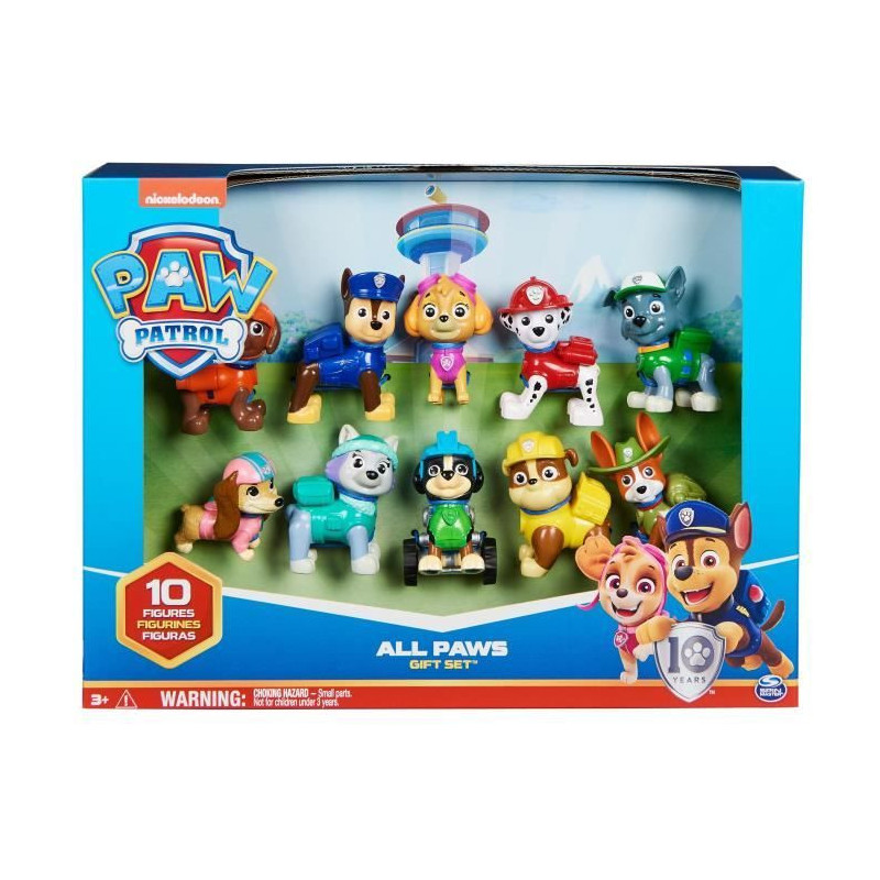 La Pat 'Patrouille - Multipack 10 figurines - 10th birthday La Pat' Pa