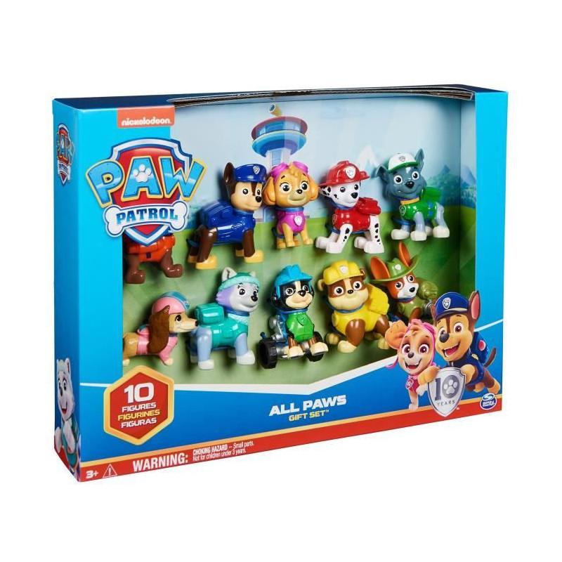 La Pat 'Patrouille - Multipack 10 figurines - 10th birthday La Pat' Pa