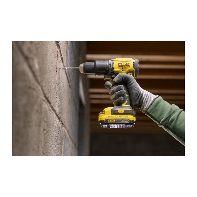 Brushless impact drill driver 60 Nm - Lithium 18V - 2 Batteries 2Ah -