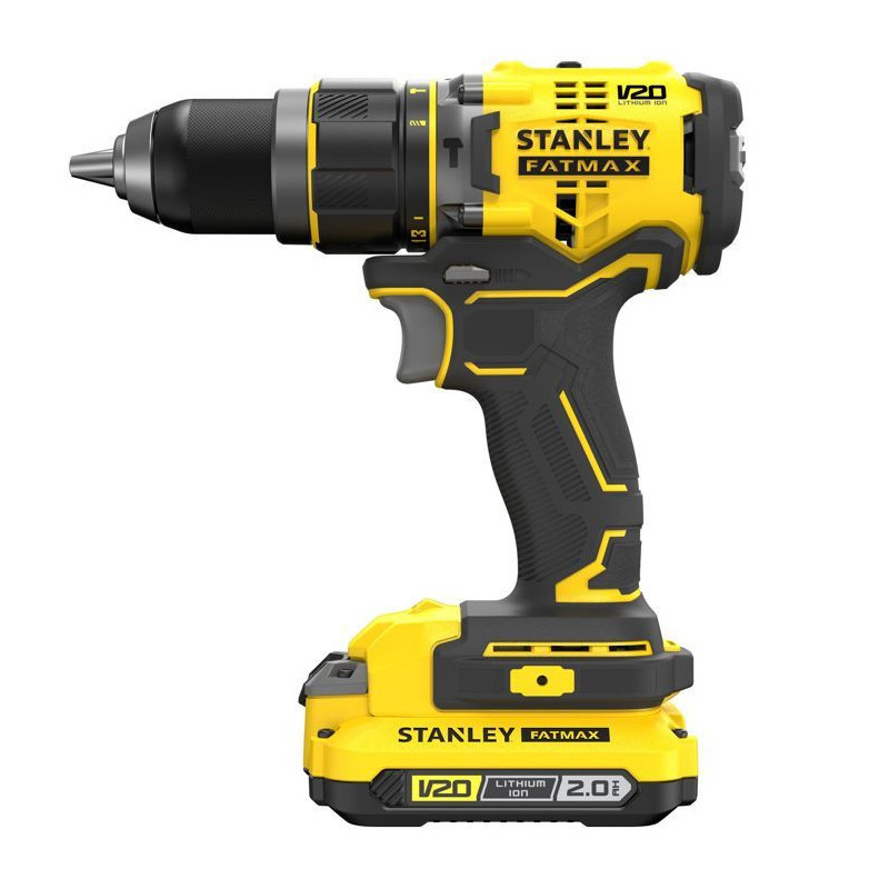 Stanley - V20 Impact drill driver 80 Nm BRUSHLESS - Lithium 18V - 2 4A