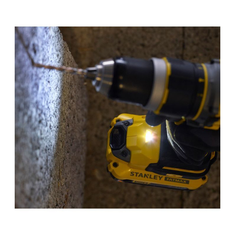 Stanley - V20 Impact drill driver 80 Nm BRUSHLESS - Lithium 18V - 2 4A