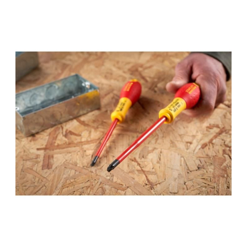 Set of 2 Screwdrivers - STANLEY FATMAX - FMHT0-62649 - Insulated Termi