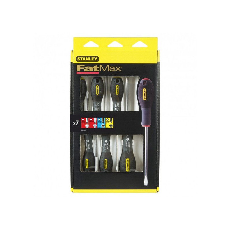 7 Piece Screwdriver Set - STANLEY FATMAX - 0-65-438 - Electrician + Me