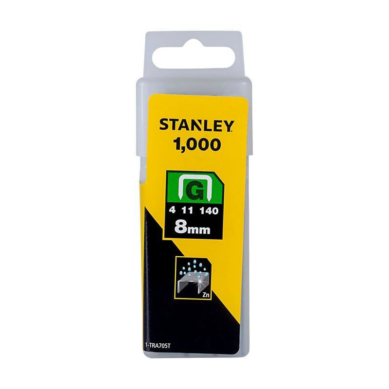 STANLEY 1000 agrafes 8mm type G