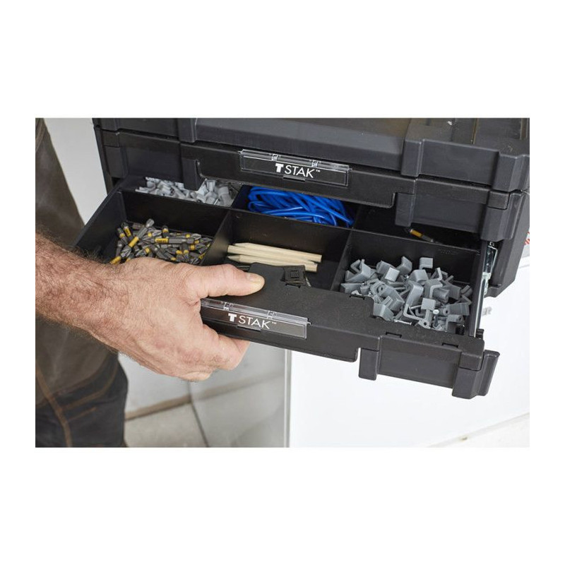 Stanley Tstak-Fatmax 8L 2-drawer case - 44 x 33.17 x 17.6 cm - fmst1-7