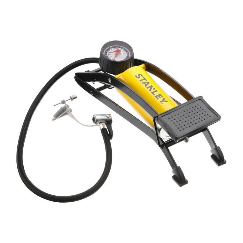 STANLEY - Foot Pump - STHT80894-1 - Maximum pressure: 100 psi / 6.9 ba
