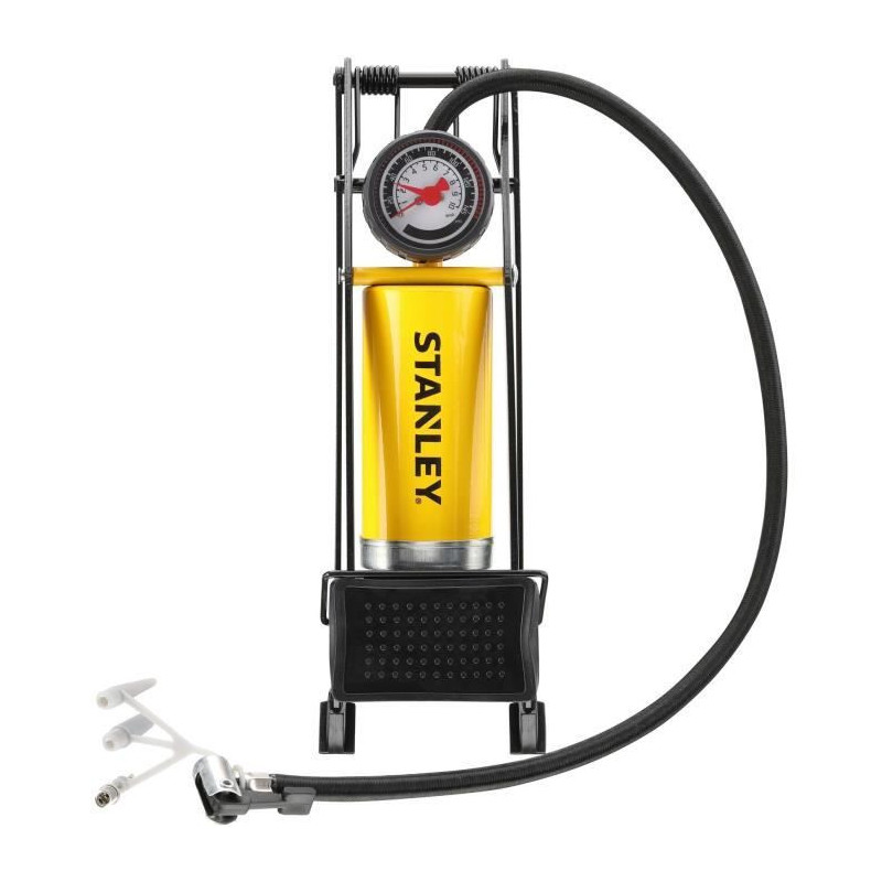 STANLEY - Foot Pump - STHT80894-1 - Maximum pressure: 100 psi / 6.9 ba