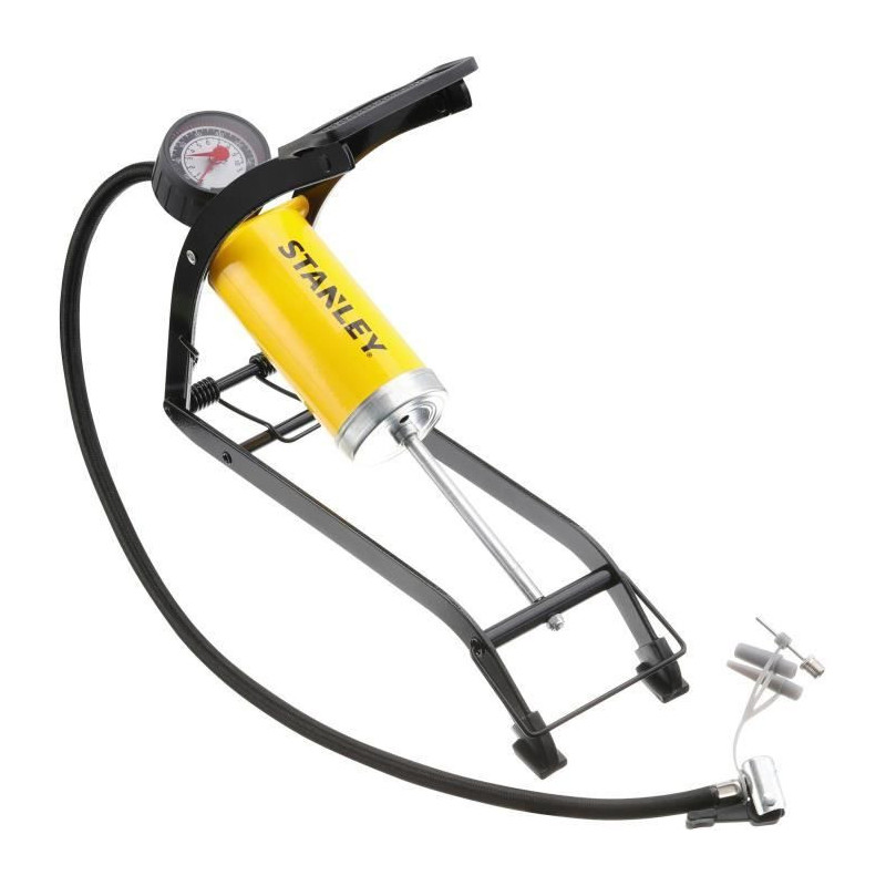 STANLEY - Foot Pump - STHT80894-1 - Maximum pressure: 100 psi / 6.9 ba