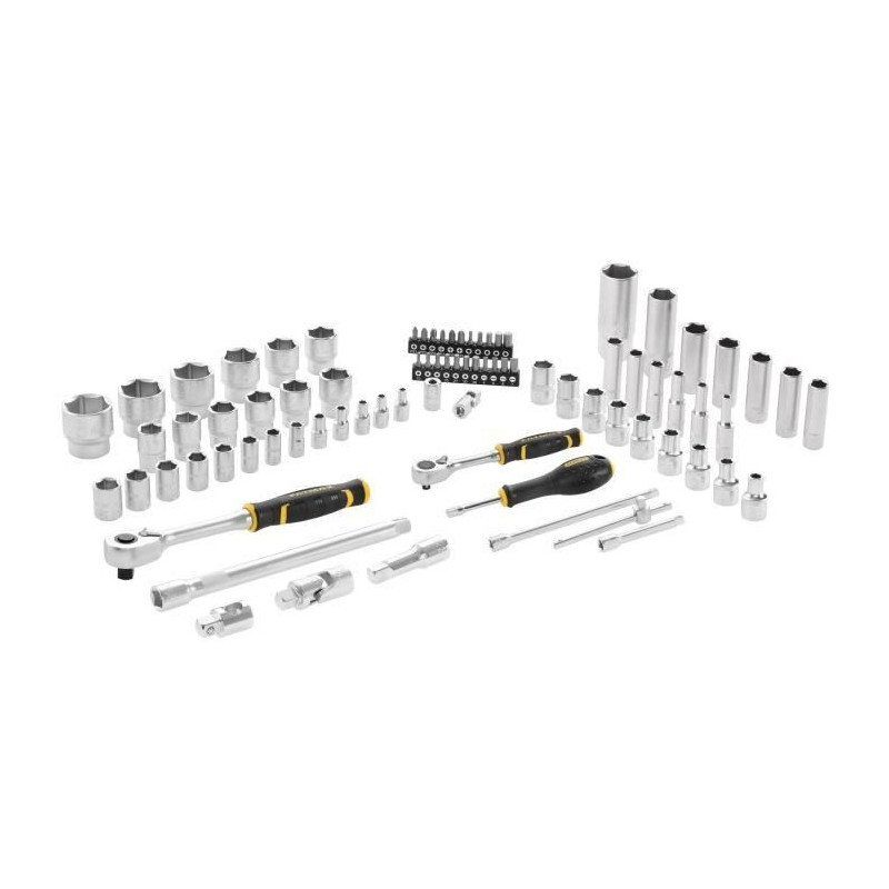 1/4 and 1/2 Stanley - FMMT82826-1 socket set with ratchet and fatmax l