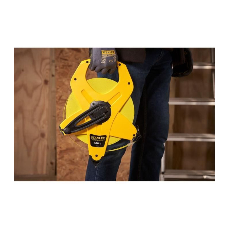 STANLEY Tape Measure 100mx12,7mm Powerwinder