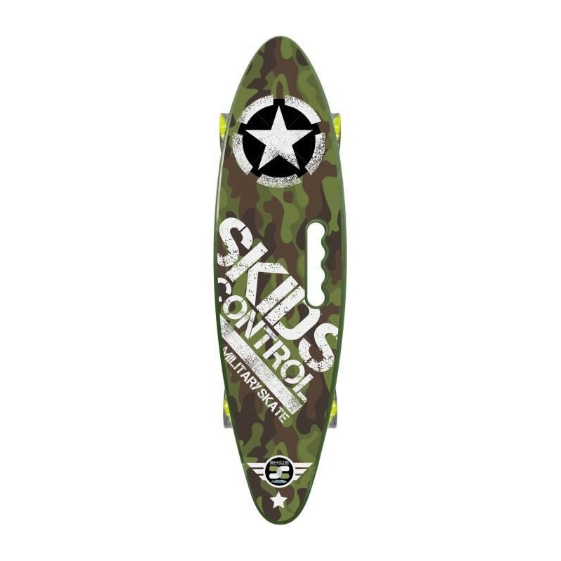 STAMP Skateboard 24 x 7 with Skids Control Military handle