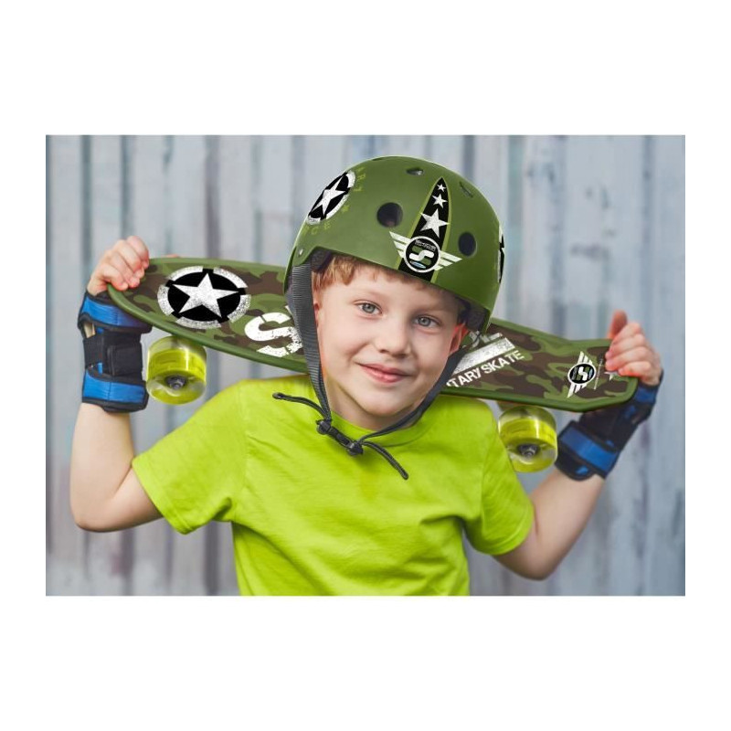 STAMP Skateboard 24 x 7 with Skids Control Military handle