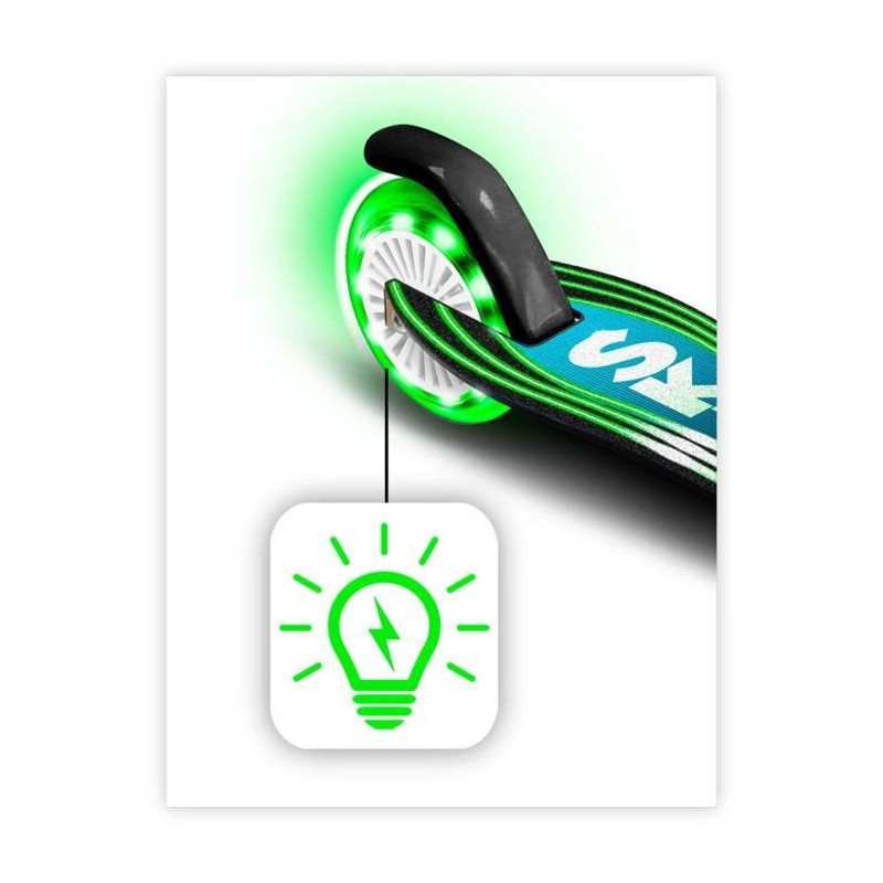 STAMP SKIDS CONTROL folding scooter with light wheels