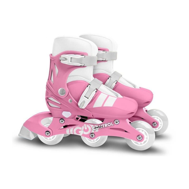 2-in-1 Inline Skates - STAMP - SKIDS CONTROL - 3 Wheels - Size 27-30 -
