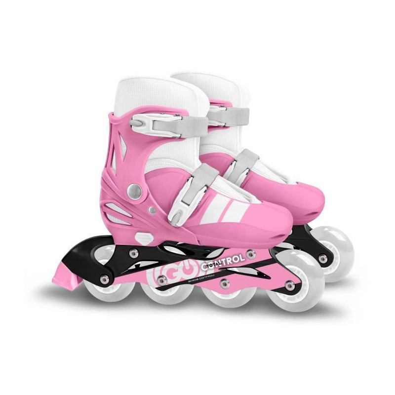 Adjustable inline skates - STAMP - SKIDS CONTROL - Size 30-33 - Pink