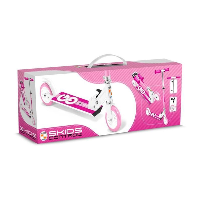 Foldable scooter - STAMP - SKIDS CONTROL - Pink