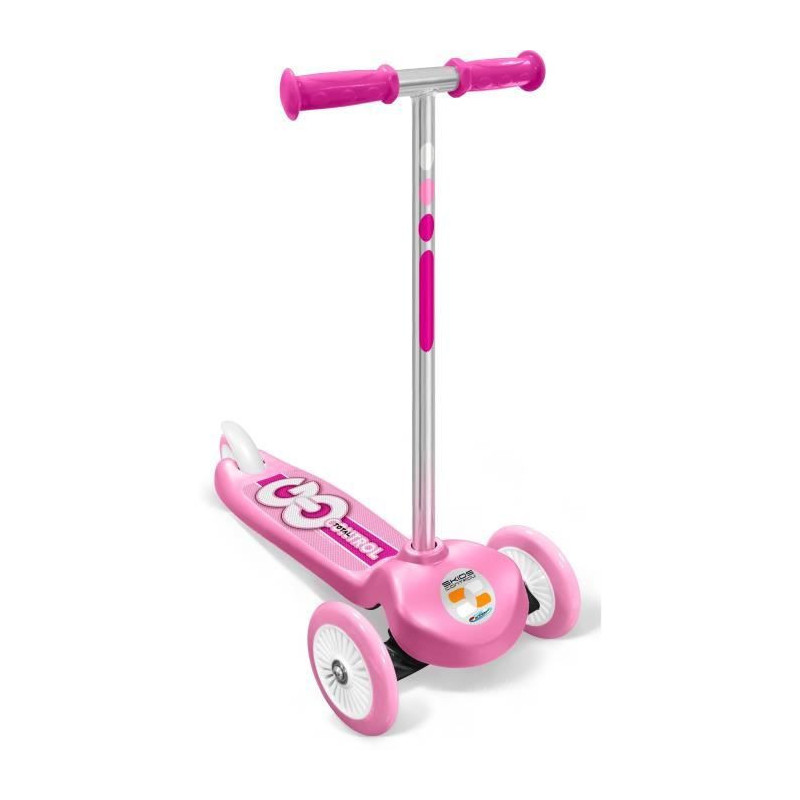 Steering 3-wheel scooter - STAMP - SKIDS CONTROL - Pink