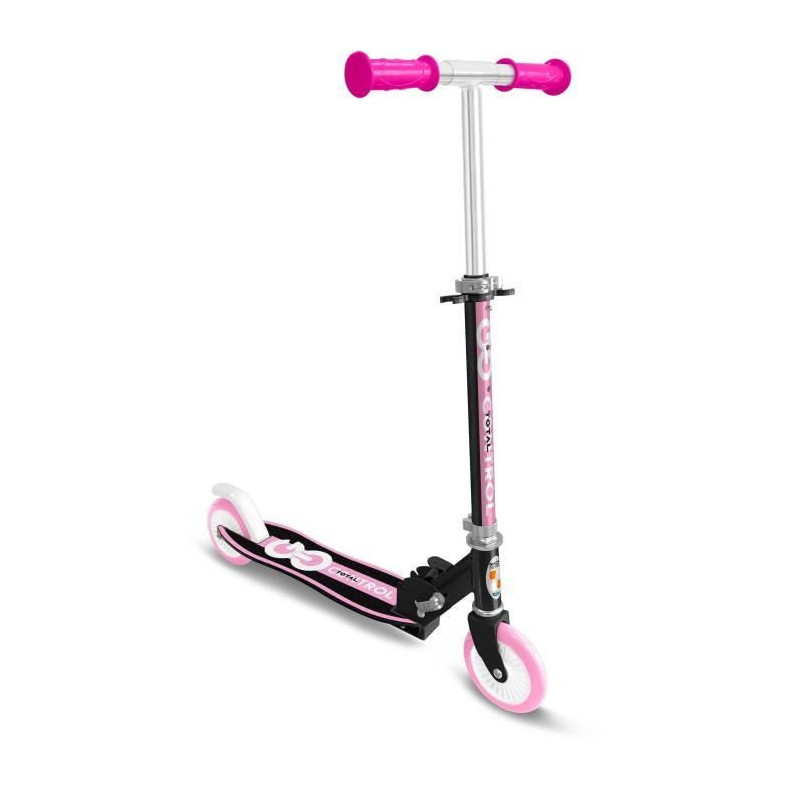 Foldable scooter - STAMP - SKIDS CONTROL - Ergonomic deck - Pink