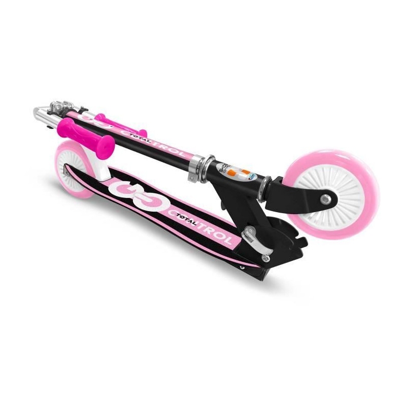 Foldable scooter - STAMP - SKIDS CONTROL - Ergonomic deck - Pink