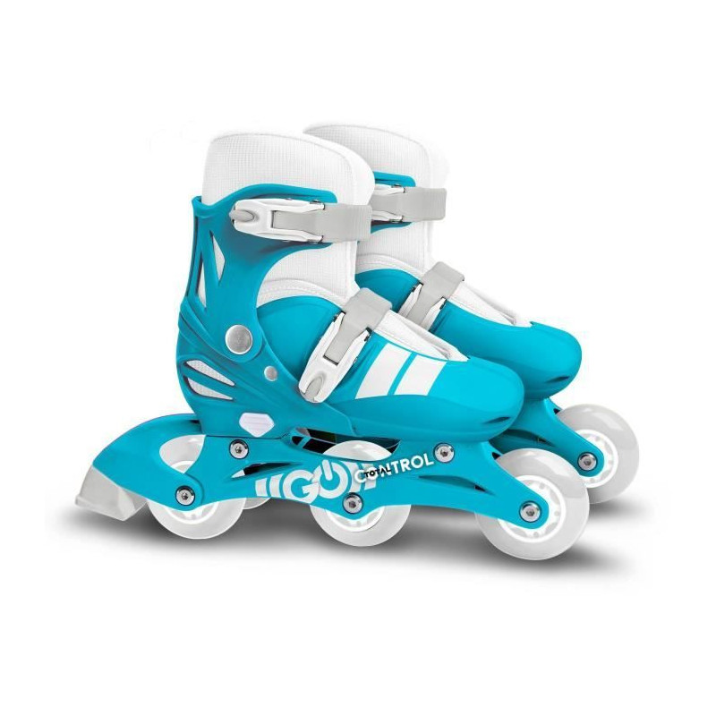 2-in-1 Inline Skates - STAMP - SKIDS CONTROL - 3 wheels - Size 27-30 -