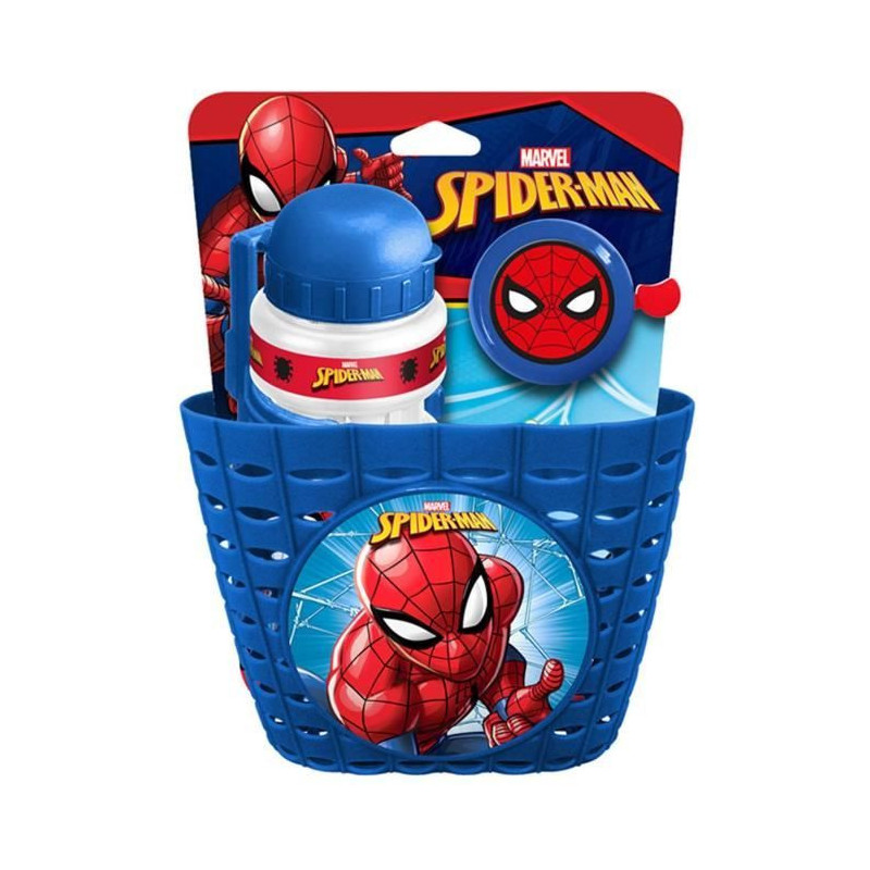 Spider-Man Set Corbeille + Bog + Sonnette
