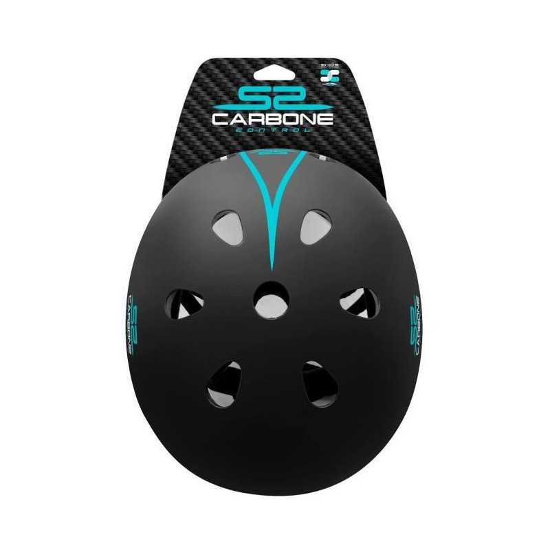 Skate helmet - with adjustment wheel - SKIDS CONTROL CARBON - JK525102
