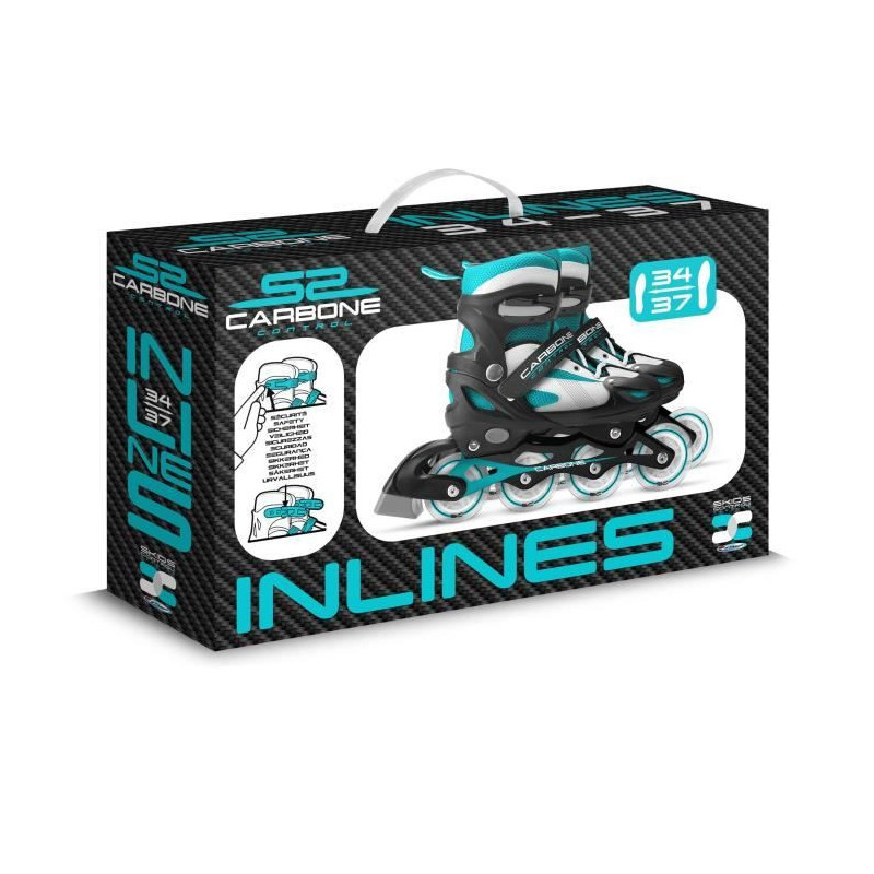 Semi soft In-line adjustable inline roller - size 34-37 - SKIDS CONTRO